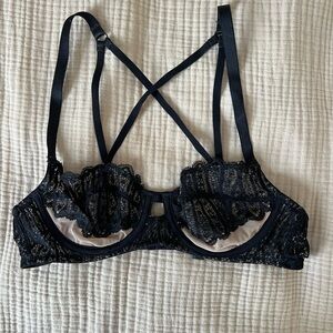Blush Lingerie Black Lace Bra